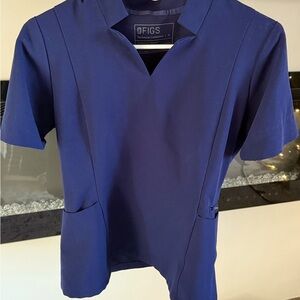 Figs Women's Navy Inala - Slim Scrub Top
S - Navy